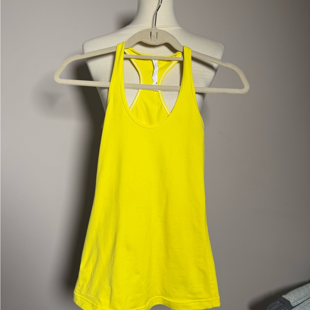 Lululemon Athletica Bright Yellow Tank Top
